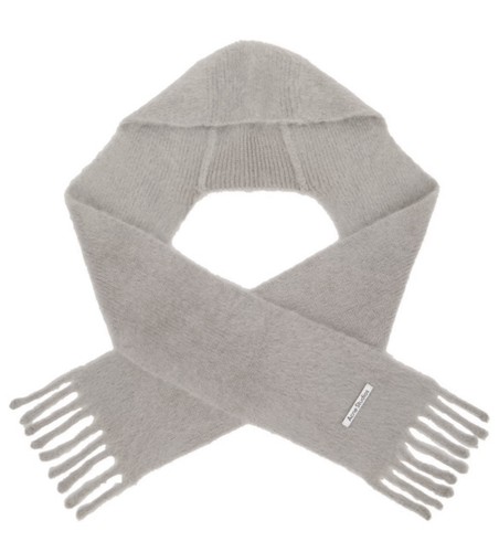 Acne studiosgray sciarpa - acne, con