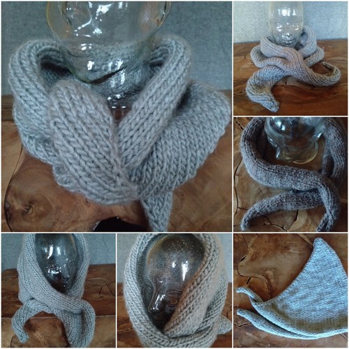 Sciarpa triangolo mohair