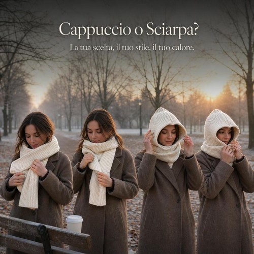 Sciarpa con cappuccio - sciarpa,