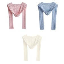 Sciarpa con cappuccio in